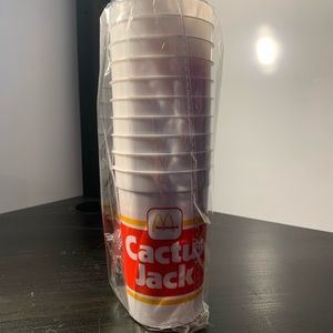 Travis scott x McDonald’s reusable plastic cups